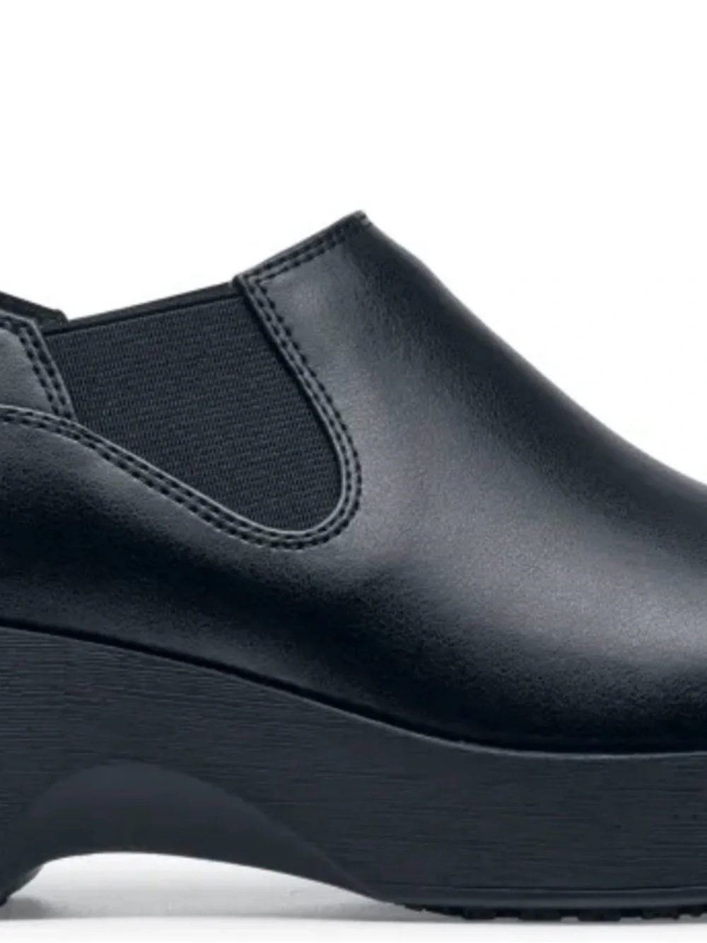 Shoes For Crews Black Slip-On Work Clogs